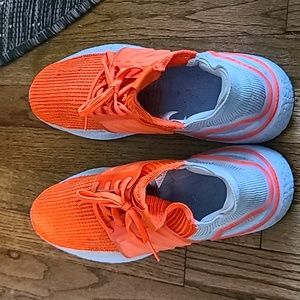 Adidas Ultraboost day-long fluorescent orange